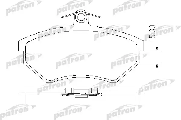 PATRON (PBP413) Колодки тормозные дисковые