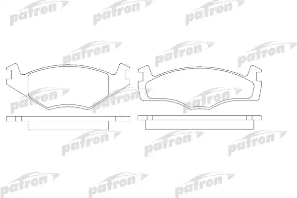 PATRON (PBP419) Дисковые тормозные колодки PBP419 (GDB454)