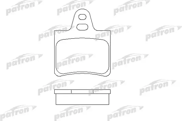 PATRON (PBP615) Колодки тормозные дисковые задн CITROEN: XANTIA 93-98, XANTIA 98-03, XANTIA Break 95-98, XM 89-94, XM 94-00