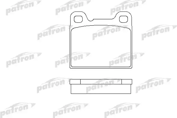 PATRON (PBP704) Колодки тормозные дисковые