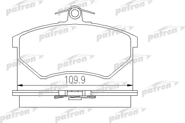PATRON (PBP774) Колодки тормозные дисковые передние