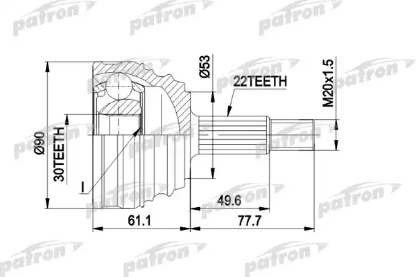 PATRON (PCV1009) ШРУС