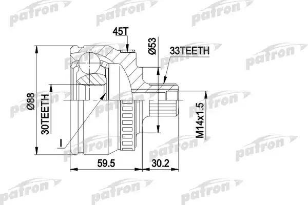 PATRON (PCV1239) ШРУС