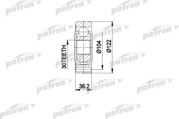 PATRON (PCV3540) ШРУС