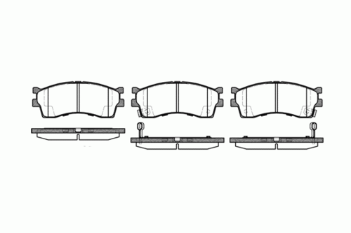 REMSA (041532) Колодки тормозные KIA RIO 00- перед.