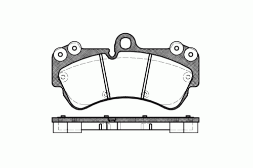 REMSA (099400) Колодки тормозные VW TOUAREG -10 3.2-6.0/2.5-3.0 DIESEL перед.