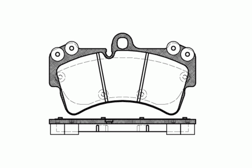 REMSA (099500) Колодки тормозные VAG Q7/TOUAREG 02- перед.