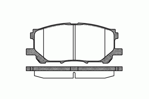 REMSA (103900) Колодки тормозные LEXUS RX 03- перед.