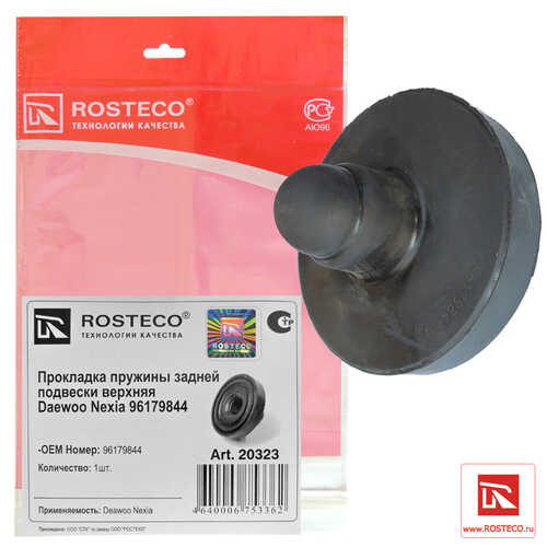 ROSTECO (20323) Прокладка пружины Nexia, Lanos, Espero задней подвески, верхняя