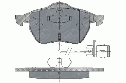 SCT GERMANY (SP178) колод. торм.задн. AUDI A6 -97/A3 1.8T 98-03/VW G4 1.9D/1.8T/