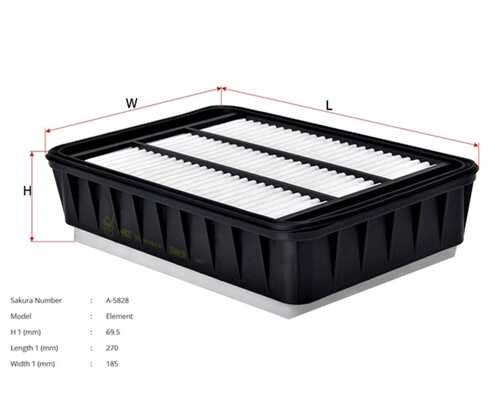 SAKURA (A5828) Фильтр воздушный