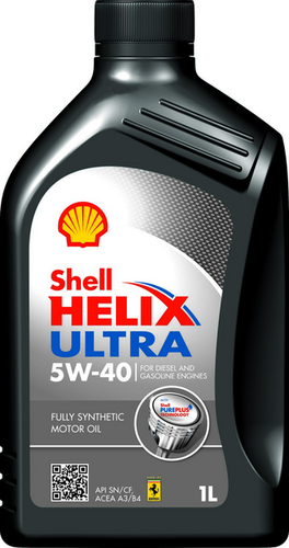 SHELL (550040754) Масло моторное 5W-40 Shell 1л синтетика Helix Ultra A3/B4 RU