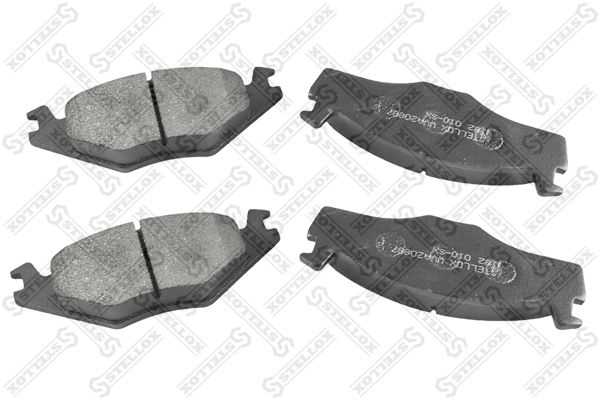 STELLOX (182010SX) Колодки дисковые передние VW Golf 1.4-1.8/1.6-1.9TD 83-95/Passat 82