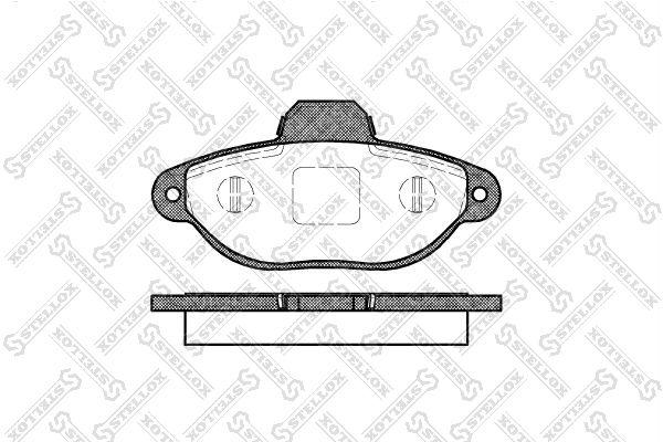 STELLOX (425020SX) Колодки Fiat Punto 1.2i 99>