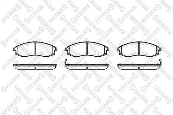 STELLOX (609002SX) Колодки Nissan Maxima QX 2.5i 24V/3.0i 95-00