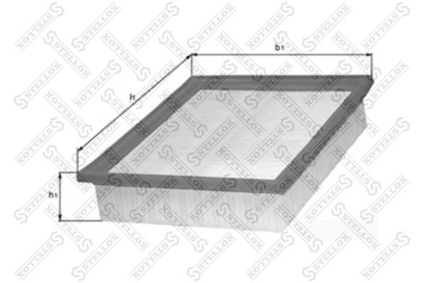 STELLOX (7100613SX) Фильтр воздушный Opel Vectra/Caravan 1.6-2.6i & 16V/24V 95>