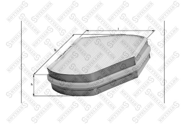 STELLOX (7110037SX) фильтр салона  7110037SX