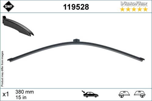 SWF (119528) Щетка стеклоочистителя VISIOFLEX задняя 380мм