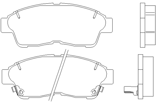 TEXTAR (2160101) Колодки тормозные передние TEXTAR 2160101