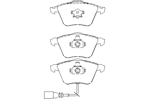 TEXTAR (2380101) Колодки тормозные передние