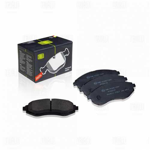 TRIALLI (PF062101) Колодки торм. для а/м Chevrolet Aveo T200 (02-)/T255 (08-) диск. перед. (PF 062101)