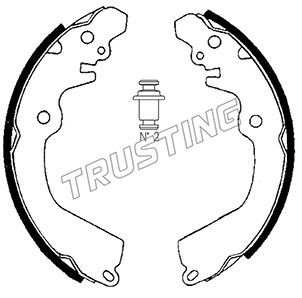 TRUSTING (064167) К-т бараб. тормоз. колодок