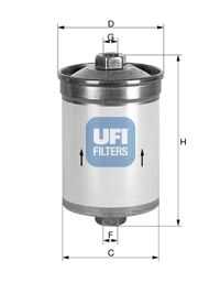 UFI (3150200) Фильтр топливный AUDI 100/A6 82-97