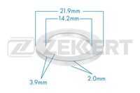 ZEKKERT (BE3667) Шайба Ford Genesis Honda Hyundai Kia Land Rover Suzuki (миним. кол-во заказа 10 шт)