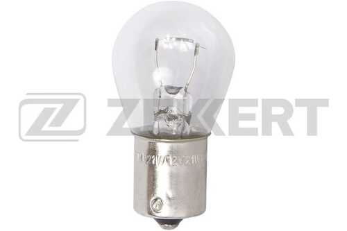ZEKKERT (LP1064) Лампа P21W 12V 21W BA15s (миним. кол-во заказа 10 шт)