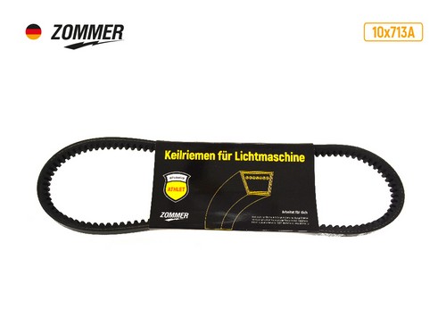 ZOMMER (10713A) Ремень 713 генератора 2108-2115 зубч усил ATHLET