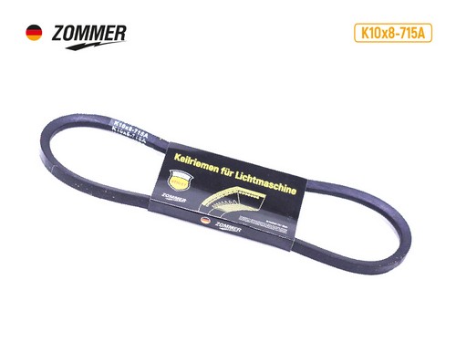 ZOMMER (108715A) Ремень 715 генератора 2108 (10х8) усил ATHLET