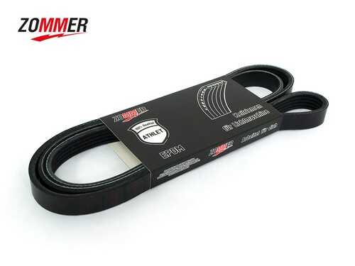 ZOMMER (4PK668A) Ремень 668 (4РК) (EPDM) Daewoo Matiz 98/Chevrolet Spark 05/Fiat Punto/Palio 1.2 8V 99 ATHLET