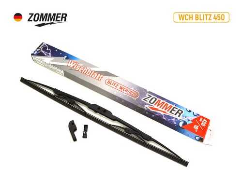 ZOMMER (WCH450BLITZ) Щетка стеклооч-ля каркасная 450 BLITZ