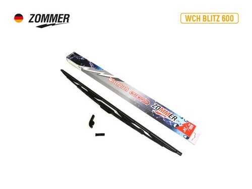 ZOMMER (WCH600BLITZ) Щетка стеклооч-ля каркасная 600 мм BLITZ