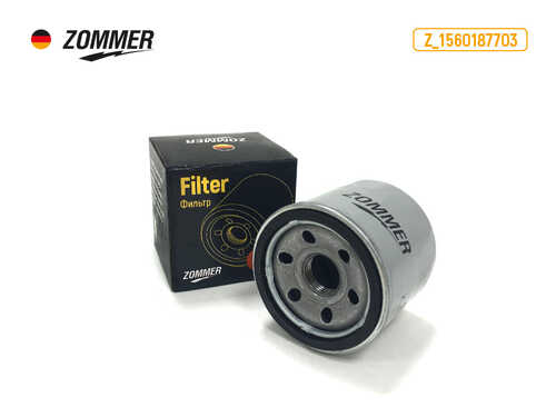 ZOMMER (Z1560187703) Фильтр масляный CHEVROLET Aveo/Matiz/Spark/ Cherry QQ3/ Suzuki Jimny/SX4 Cross/Swift/Vitara/ Daewoo Matiz/ DAIHATSU Terios/YRV