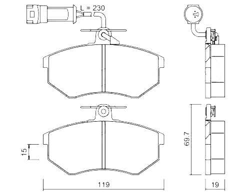 BAPCO (BP0017) Колодки тормозные дисковые передние, BP017