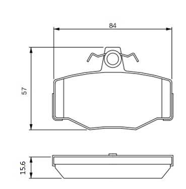 BAPCO (BP0042) Колодки тормозные NISSAN ALMERA/PRIMERA 90- задн.