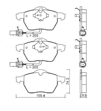 BAPCO (BP0248) Колодки тормозные дисковые передние, BP0248