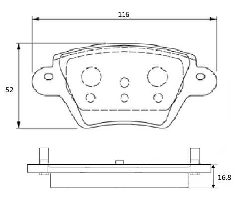 BAPCO (BP0267) Колодки тормозные дисковые задние, комплект, шт