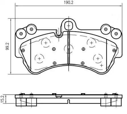 BAPCO (BP0277) Колодки тормозные дисковые, комплект BP0277,