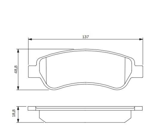 BAPCO (BP0338) Колодки тормозные дисковые задние, комплект, шт