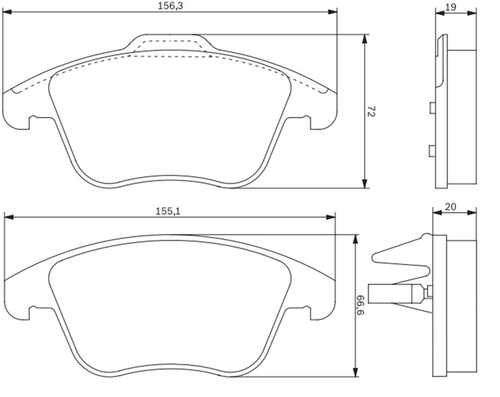 BAPCO (BP0339) Колодки тормозные дисковые передние