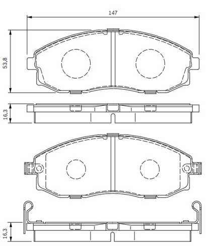 BAPCO (BP0508) Колодки тормозные дисковые передние