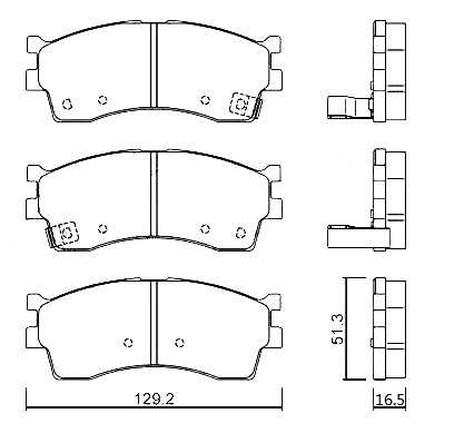 BAPCO (BP0528) Колодки тормозные дисковые передние