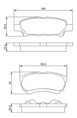 BAPCO (BP0567) Колодки тормозные дисковые задние, комплект, шт