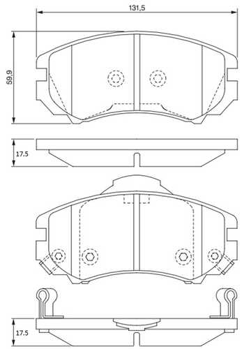 BAPCO (BP0575) Колодки тормозные дисковые передние