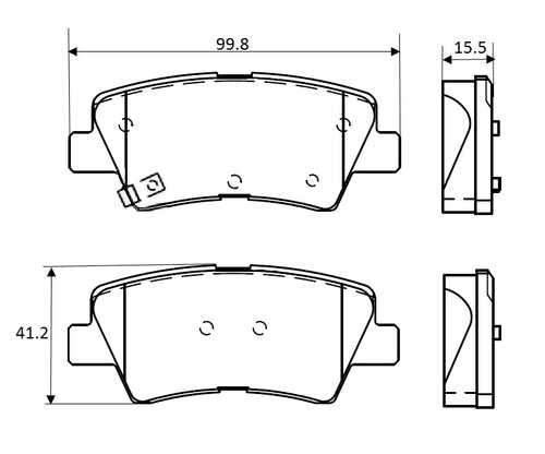 BAPCO (BP0674) Колодки тормозные дисковые BP0674 задние, комплект,